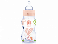 Dojčenská fľaša TRENDY - broskyňová 330 ml