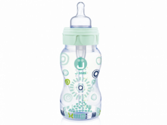 Dojčenská fľaša TRENDY -  vodozelená 260 ml