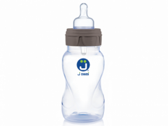 Dojčenská fľaša CLASSIC -  hnedá 330 ml